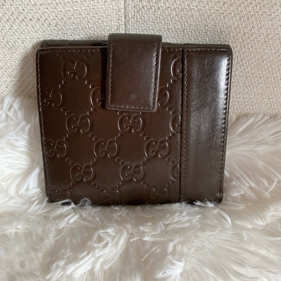 Gucci Brown Wallet W/ Heart and Horse-bit hardware - Picture 3 of 9